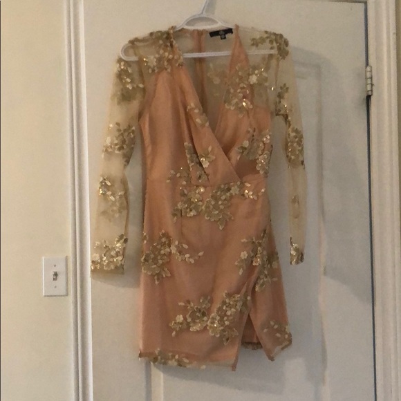 Missguided Sequin/Mesh Mini Dress (NEVER WORN) - Picture 5 of 7